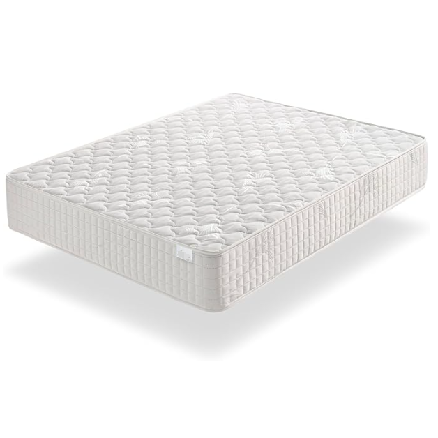 Matelas roulé élégant – Matelas viscoélastique d’hôtel à ressorts ensachés individuels haute densité