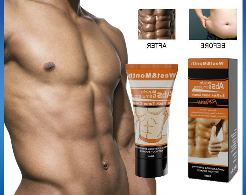 Crème tonifiante pour abdominaux West&Month Muscle Abs Stimulator Elle vise à aider à raffermir les muscles abdominaux et à réduire la graisse (cellulite).